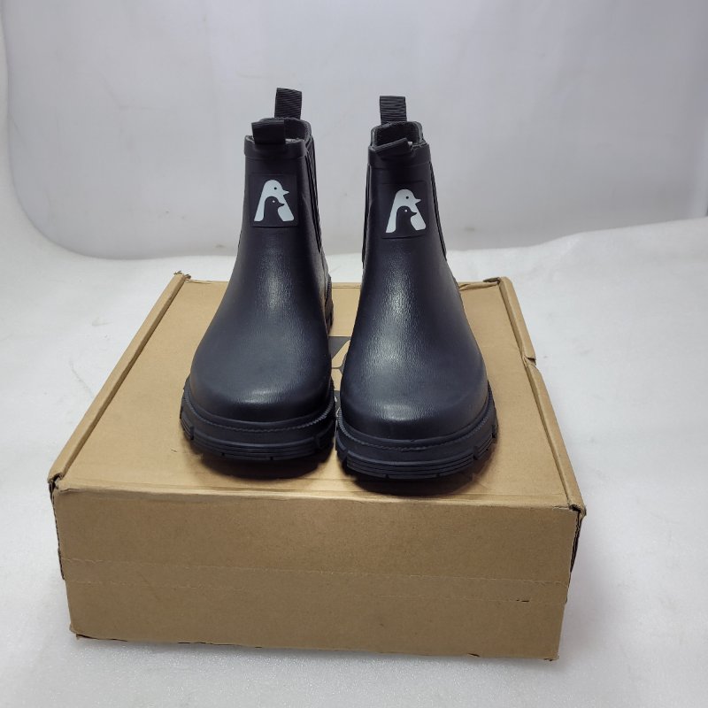 Botas De Agua Mujer Sustentable Caranca Chelsea Evolution Negro 38