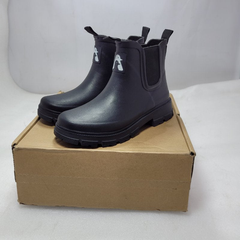 Botas De Agua Mujer Sustentable Caranca Chelsea Evolution Negro 38