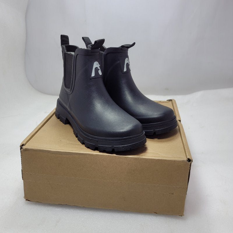 Botas De Agua Mujer Sustentable Caranca Chelsea Evolution Negro 38