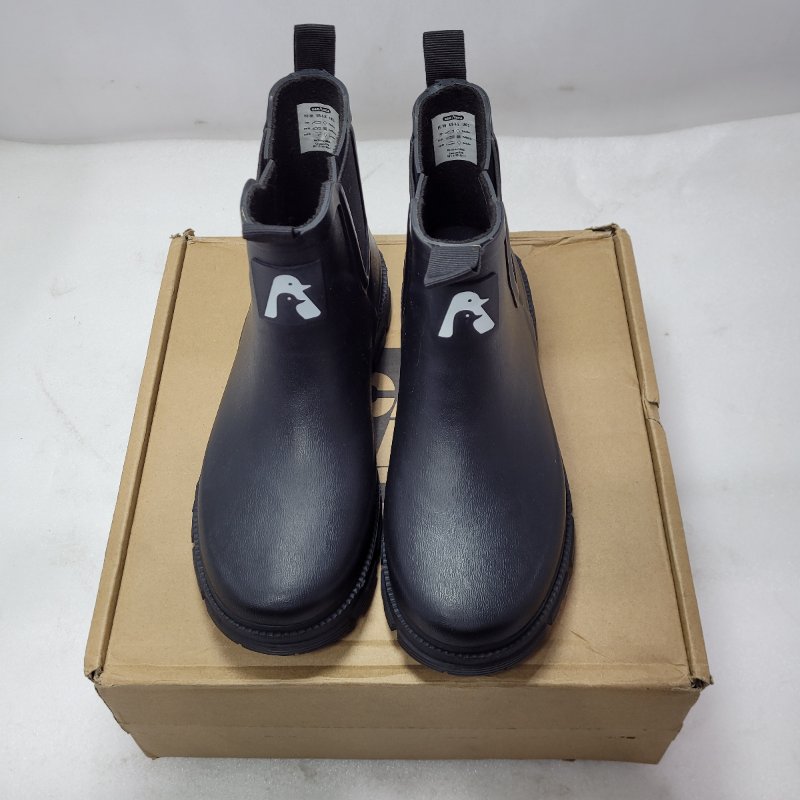 Botas De Agua Mujer Sustentable Caranca Chelsea Evolution Negro 38