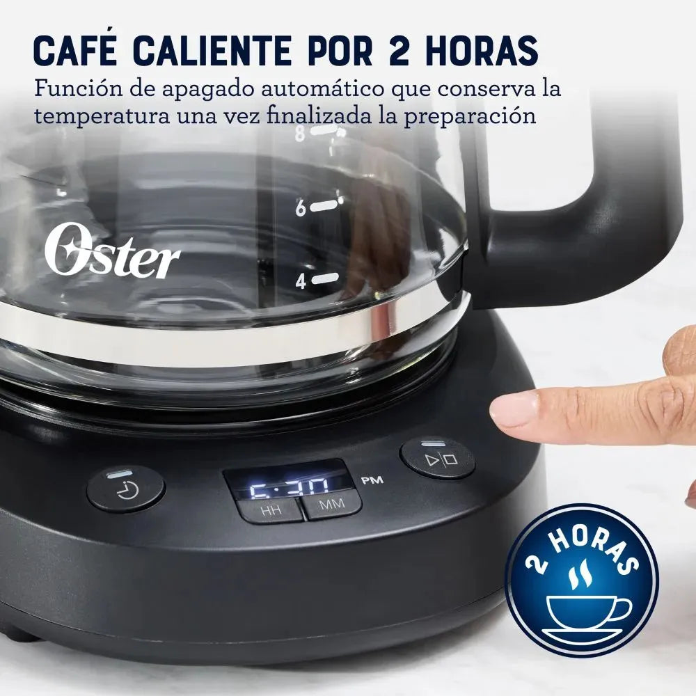 Cafetera Oster Programable 12 Tazas BVSTDCP121B