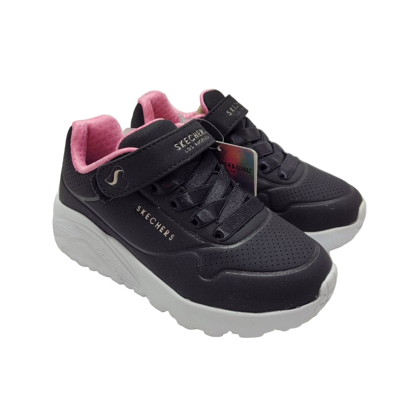 Zapatillas De Nina Skechers Uno Lite Bkrg 27