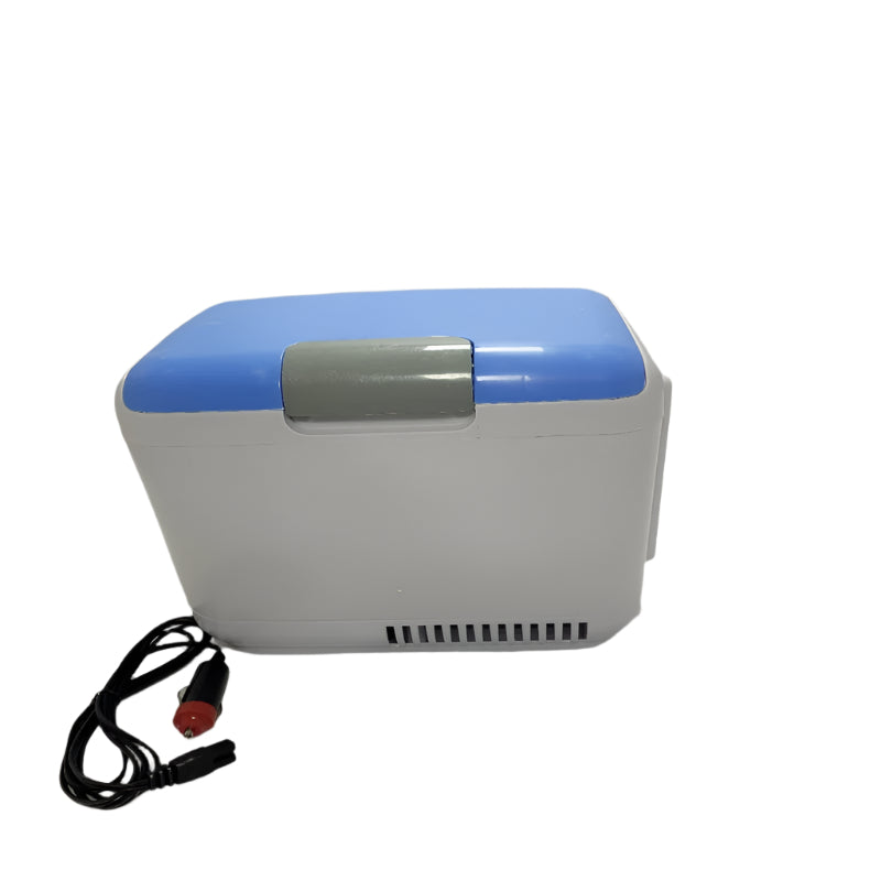 Cooler Electrico Generico De Auto Celeste 4 Ltrs