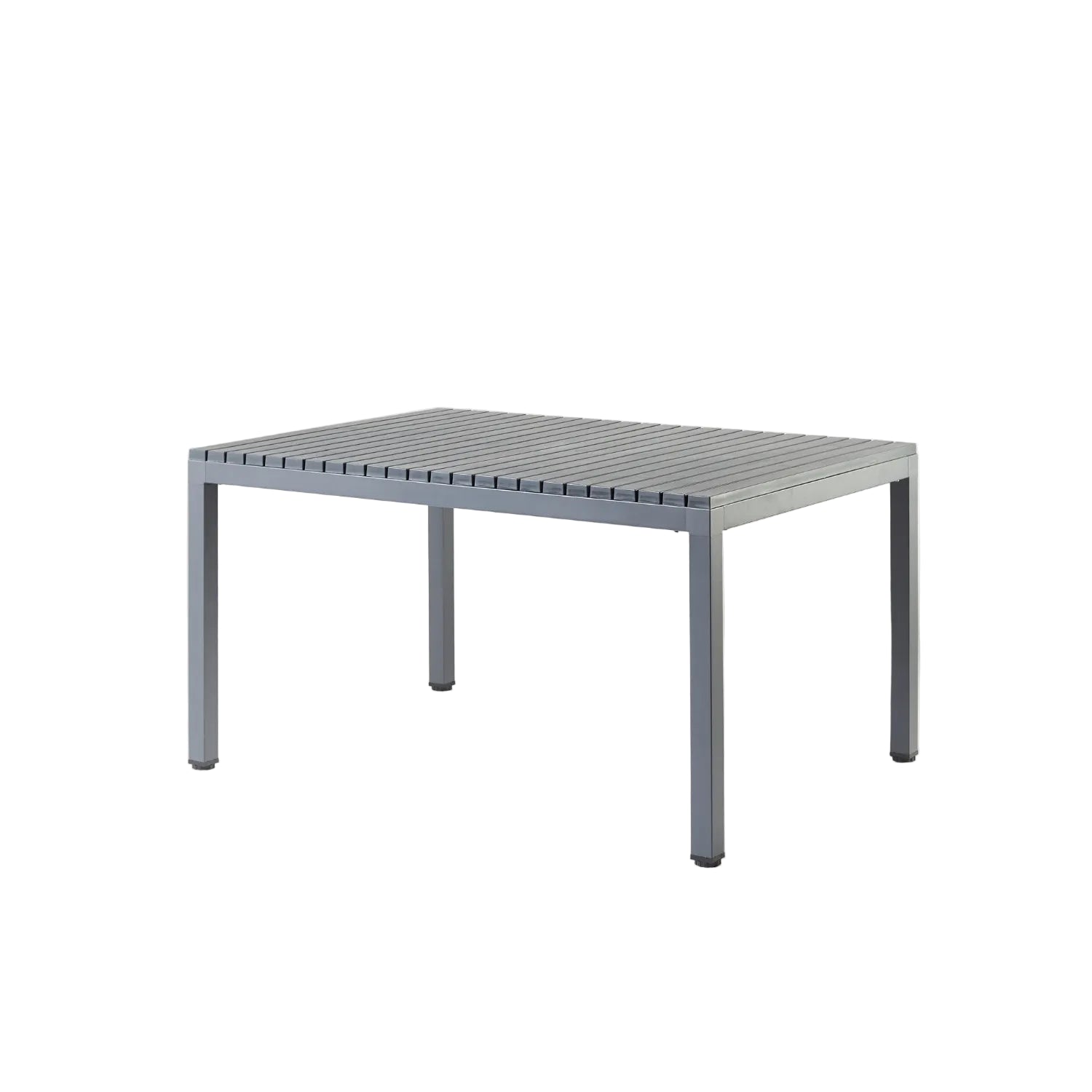 Mesa de terraza attimo flinn gris (no incluye sillas) 163X94X18CM