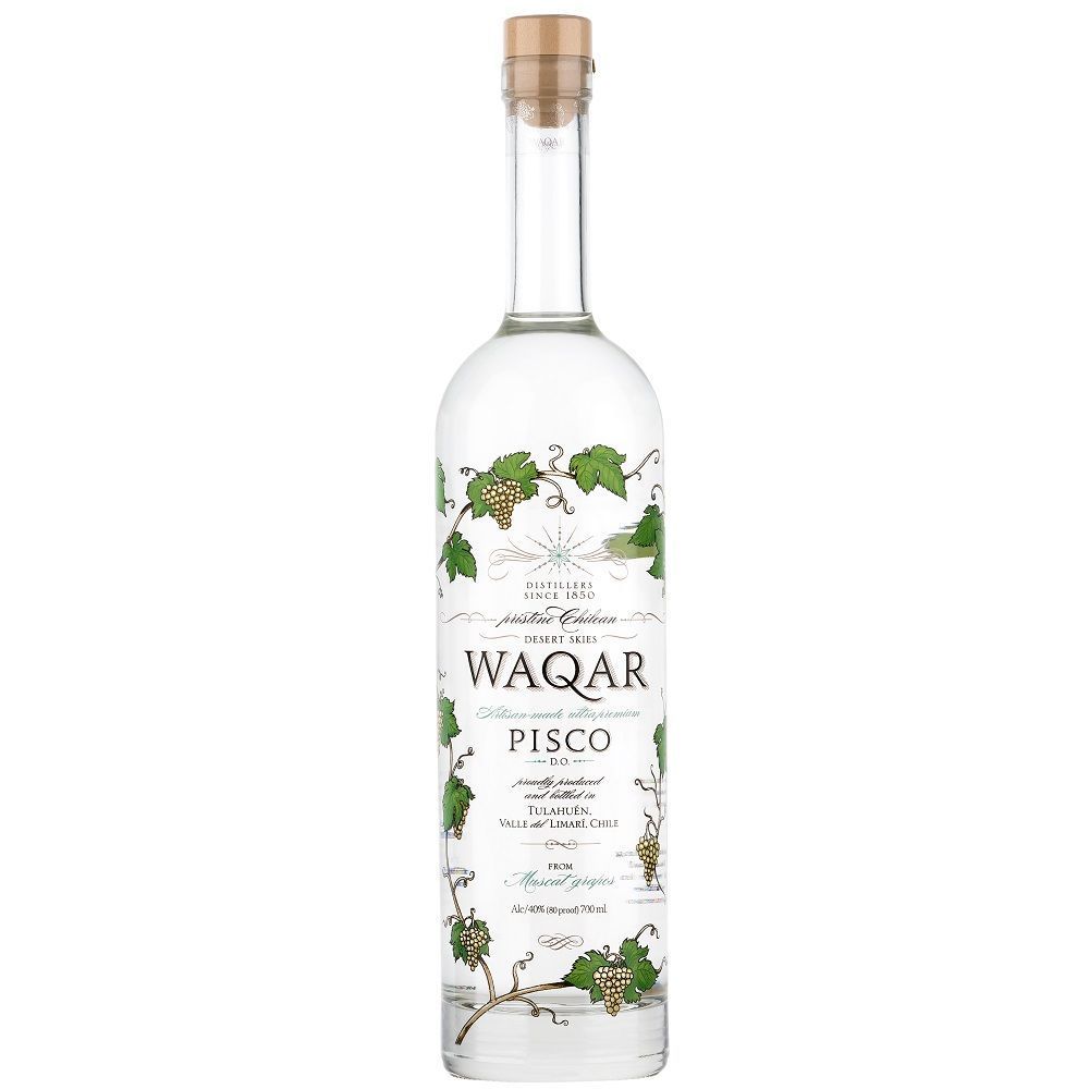 WAQAR PISCO MUSCAT GRAPES 700 ML BOTELLA