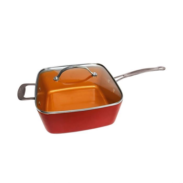 Sartén Cuadrado A3D Red Copper 10 pulgadas