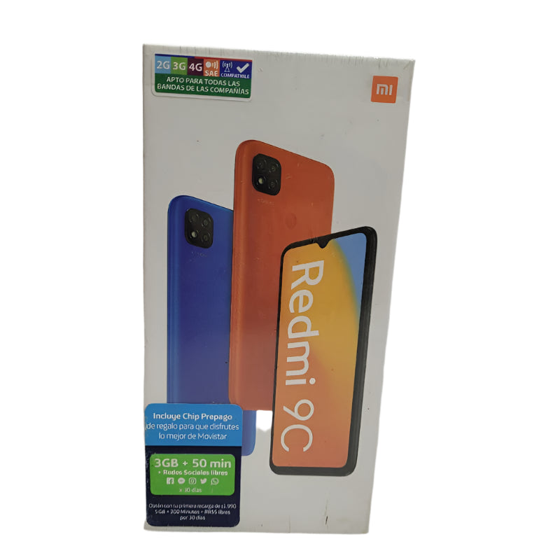 Celular Redmi 9c Xiaomi 32gb 2gb Ram Azul