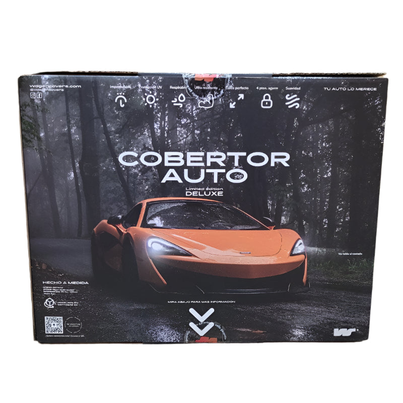 Funda Cobertor Impermeable Auto Suv Wagen Covers 450*182*158cm Negro S
