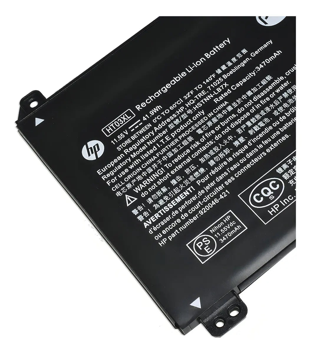 Batería para Notebook HP HT03XL