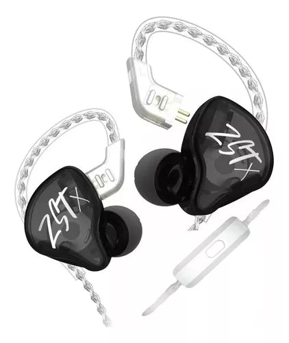 Audifonos Gamer  Con Microfono Kz-Zst X / In -Ear Kaz Zst Negro