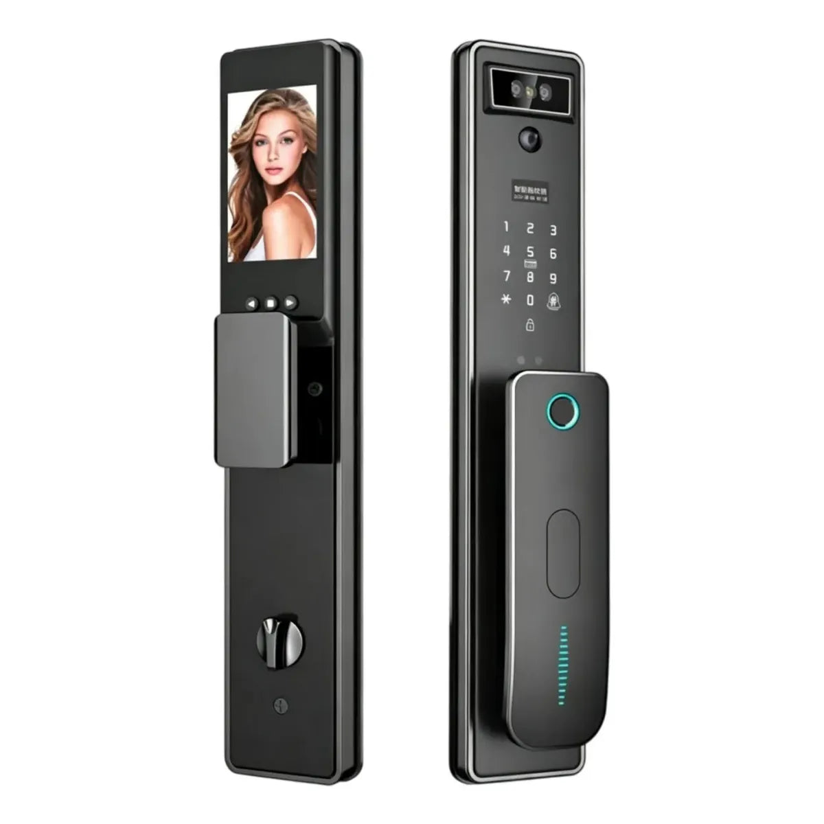 Cerradura Inteligente 3D Smart Lock HY03BY, Negro