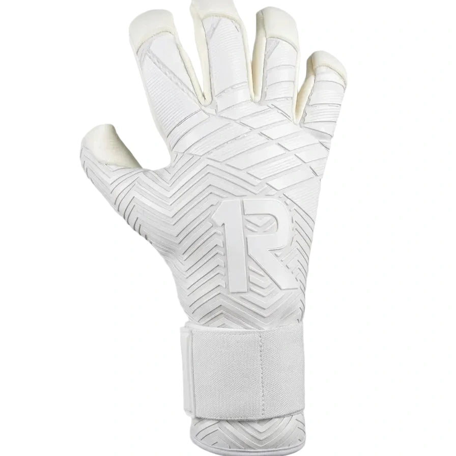 Guantes de Arquero Profesional Raw Goalie Blanco Talla 10