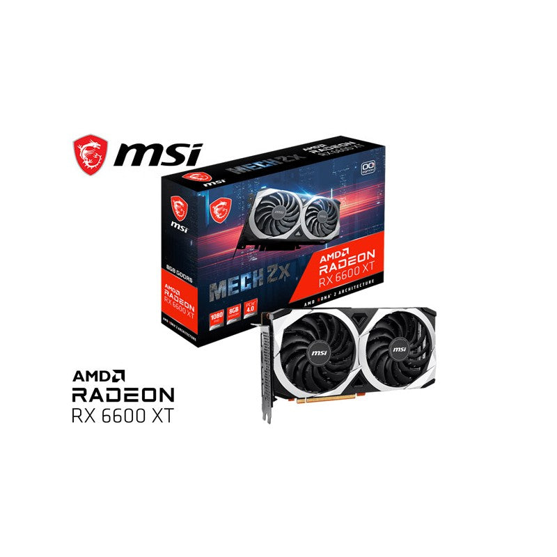 Tarjeta De Video Amd Msi Mech Radeon Rx 6000 Msi Rx 6600 Xt 8gb Gddr6  /8k Unisex