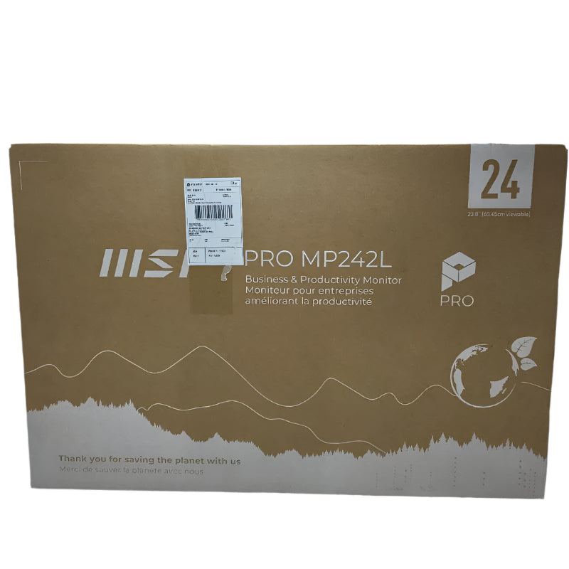Monitor Pro Msi Mp242l 23.8 Pulgadas 1920x1080p