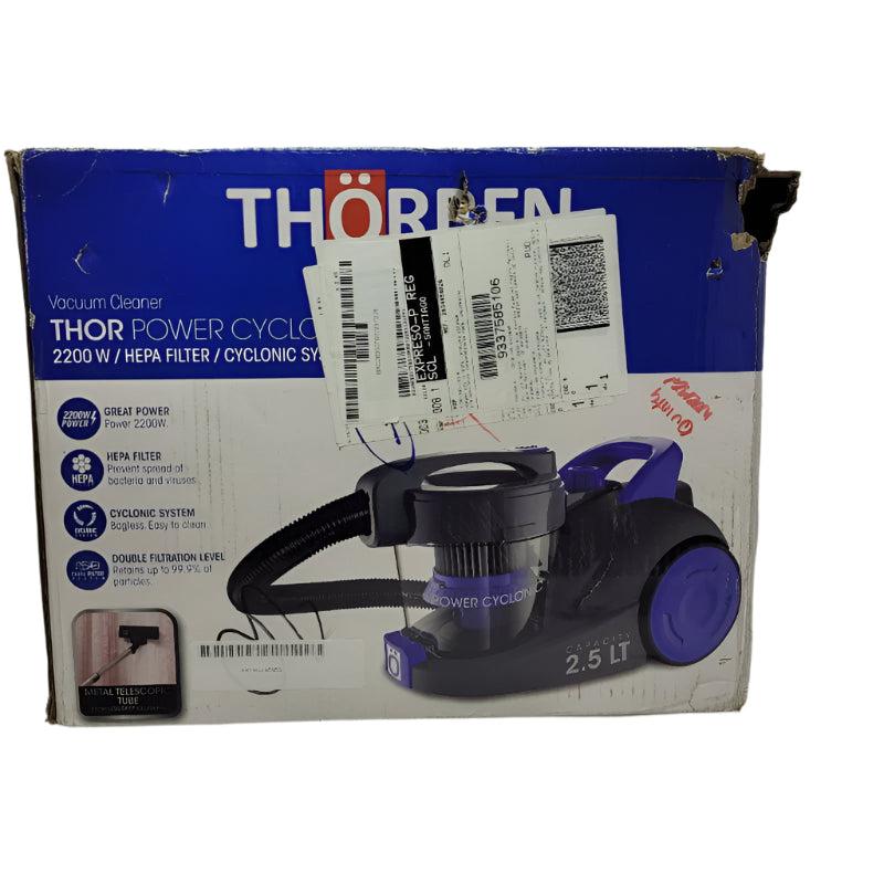 ASPIRADORA THORBEN THOR POWER CYCLONIC 2200W / 2.5 LTR