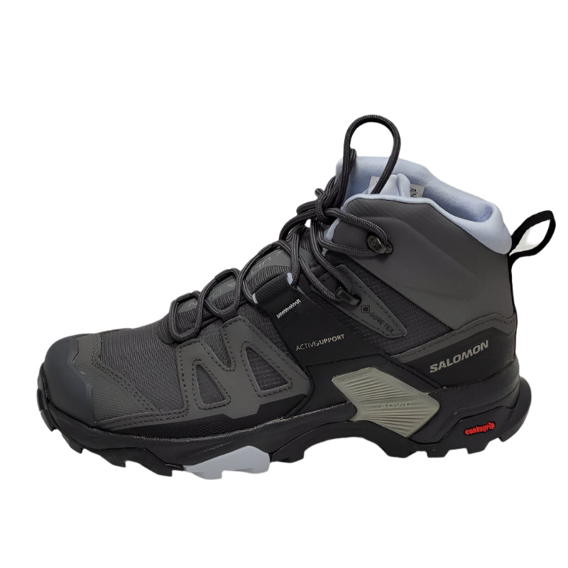 ZAPATILLAS SALOMON X ULTRA 4 MID GTX W GRIS 37 1/3 EUR FEMENINO