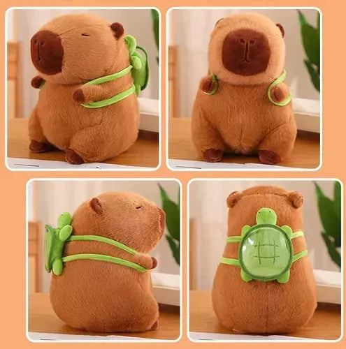 PELUCHE GENERICO CAPIBARA REALISTA CAFE 45CM