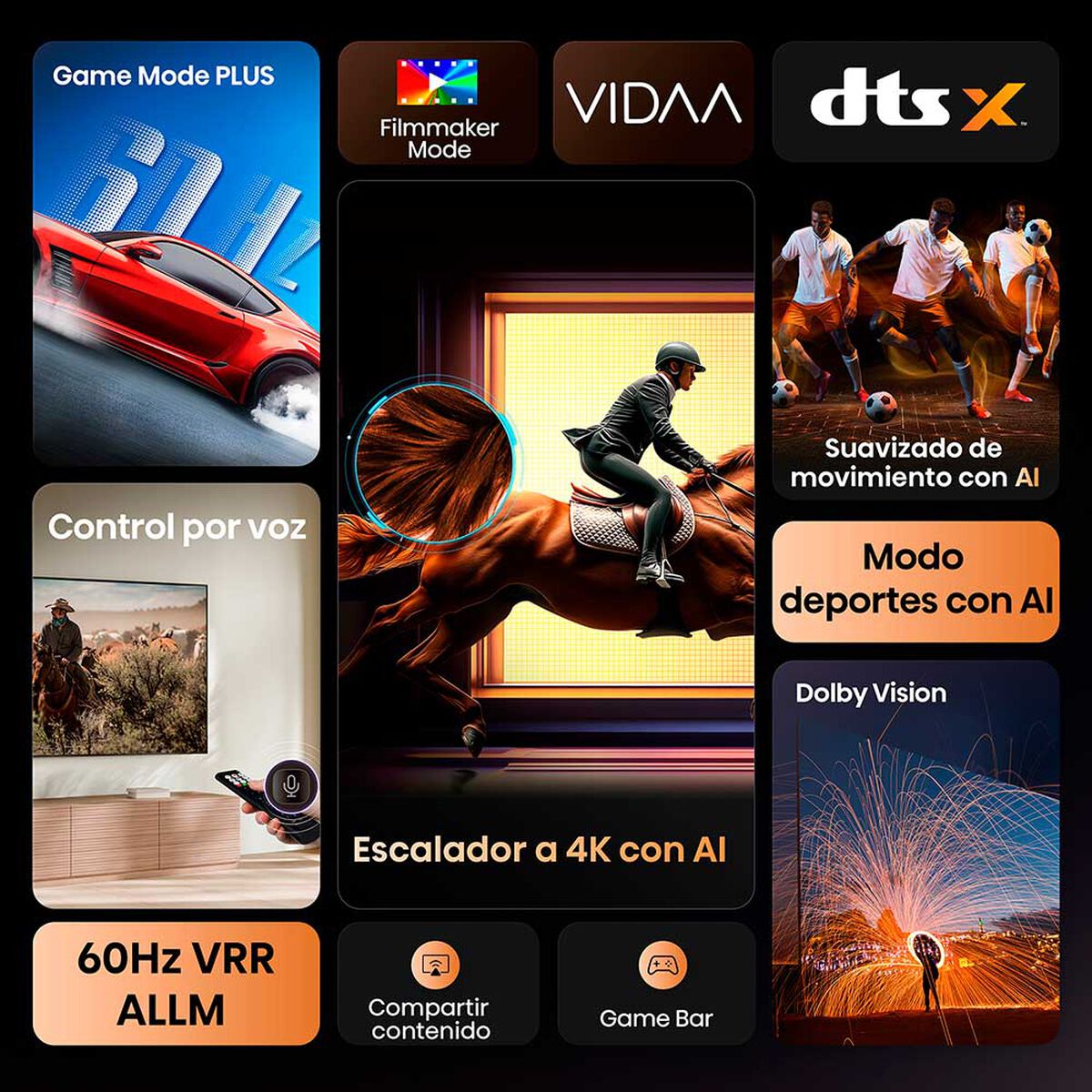 Smart TV UHD 4K Hisense 65A6NV 65 Pulgadas