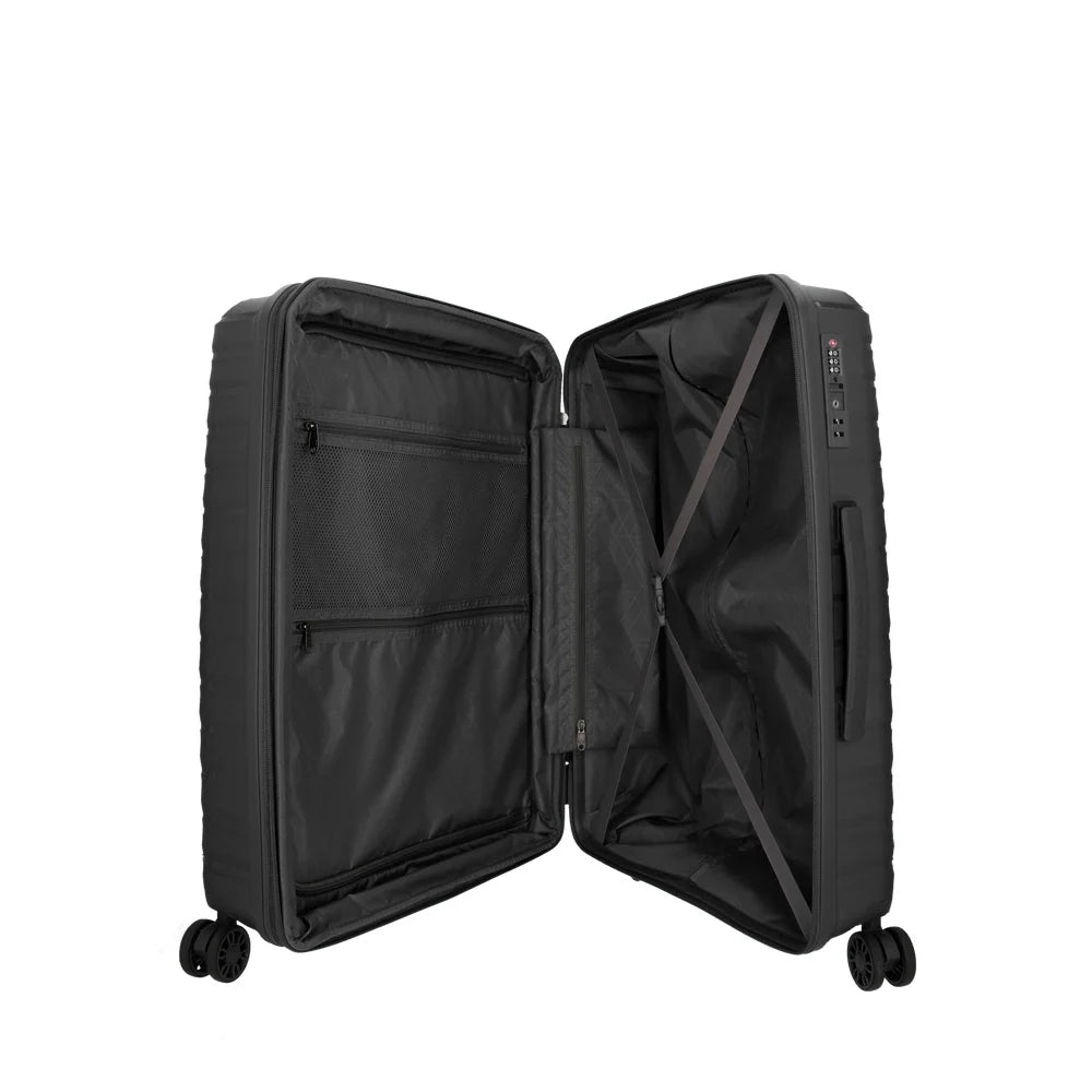Maleta Saxoline Titanium Alu Black M/ 66 Litros