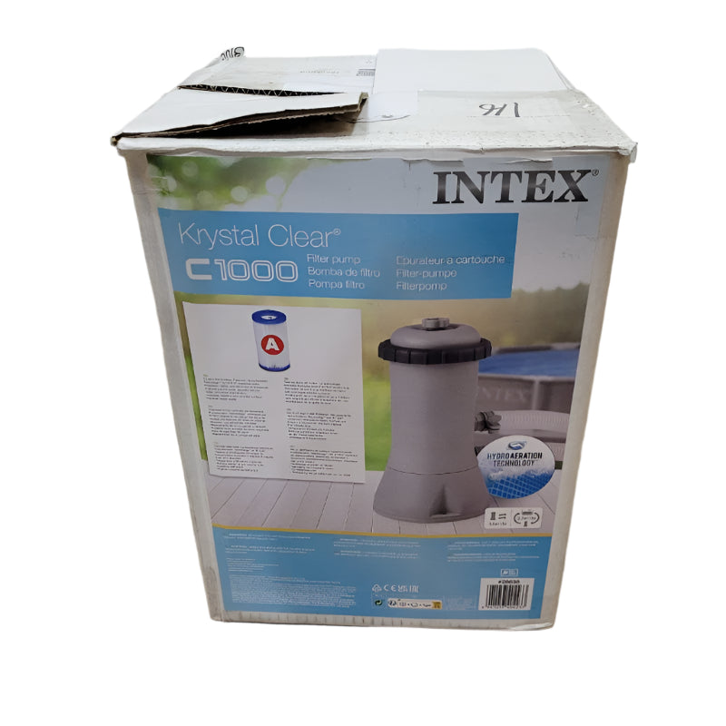 BOMBA DE FILTRO INTEX KRYSTAL CLEAR, 3.785 LITROS/HORA
