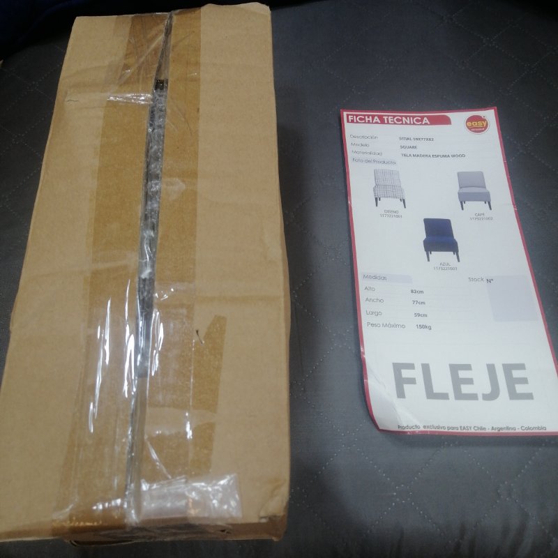 Sitial M+ Design Square Azul 59X77X82Cm