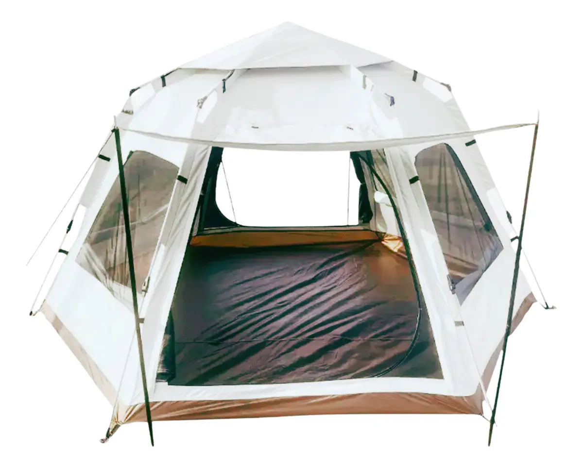 Carpa Automática Hexagonal para 6 Personas 240x280x160 cm