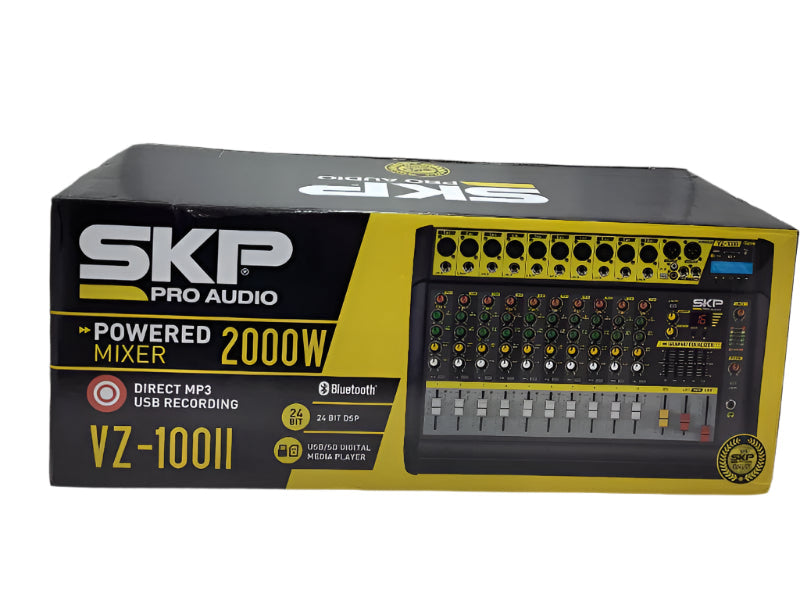 POWERED MIXER SKP PRO AUDIO VZ-100II NEGRO 2000W