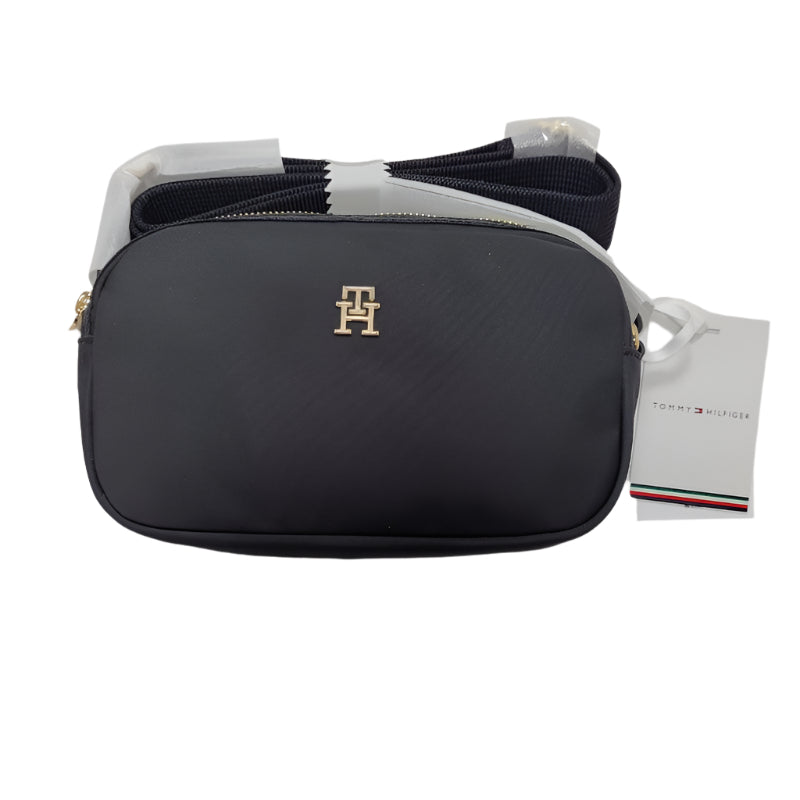 BANDOLERA TOMMY HILFIGER POPPY CAMERA NEGRO FEMENINO