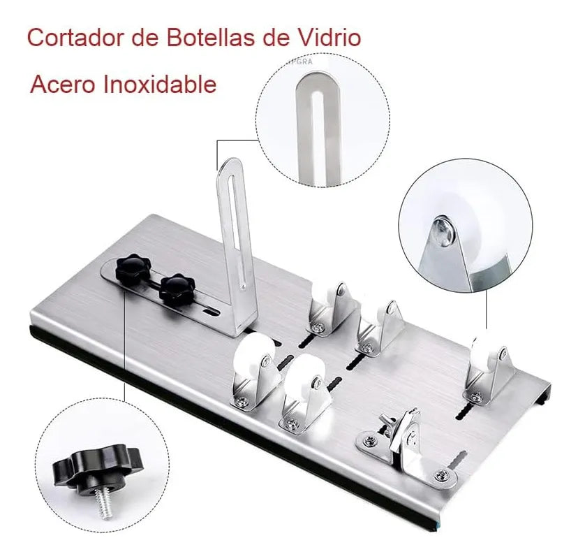 Kit de Corte de Botellas - Transforma Botellas en Vasos, Macetas y Decoraciones