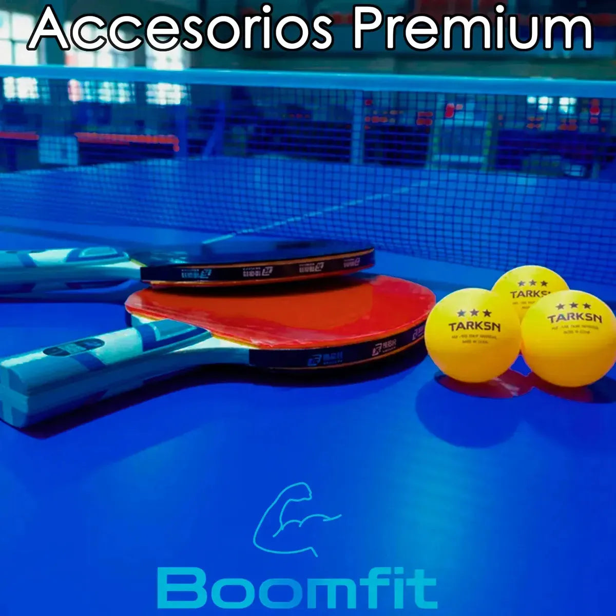 Mesa de Ping Pong Profesional Boomfit 274x152x76cm Madera Red