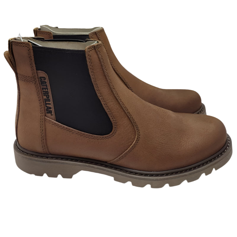 BOTIN CAT COLORADO 2.0 CHELSEA MARRON CLAIR 42 EUR MASCULINO