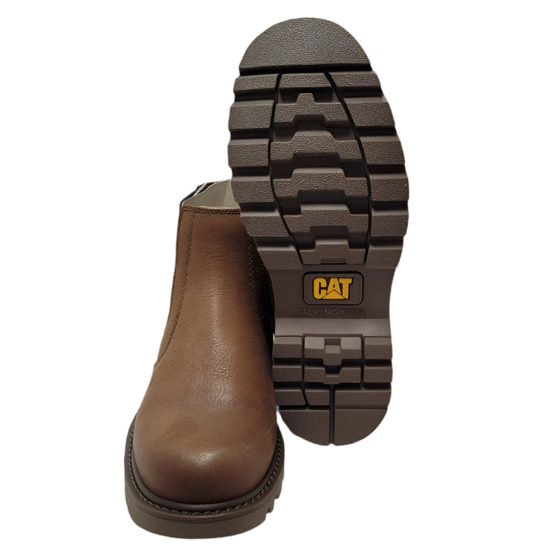 BOTIN CAT COLORADO 2.0 CHELSEA MARRON CLAIR 42 EUR MASCULINO