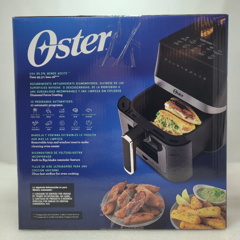 FREIDORA DE AIRE DIGITAL OSTER CKSTAF40WDDF-052 4L