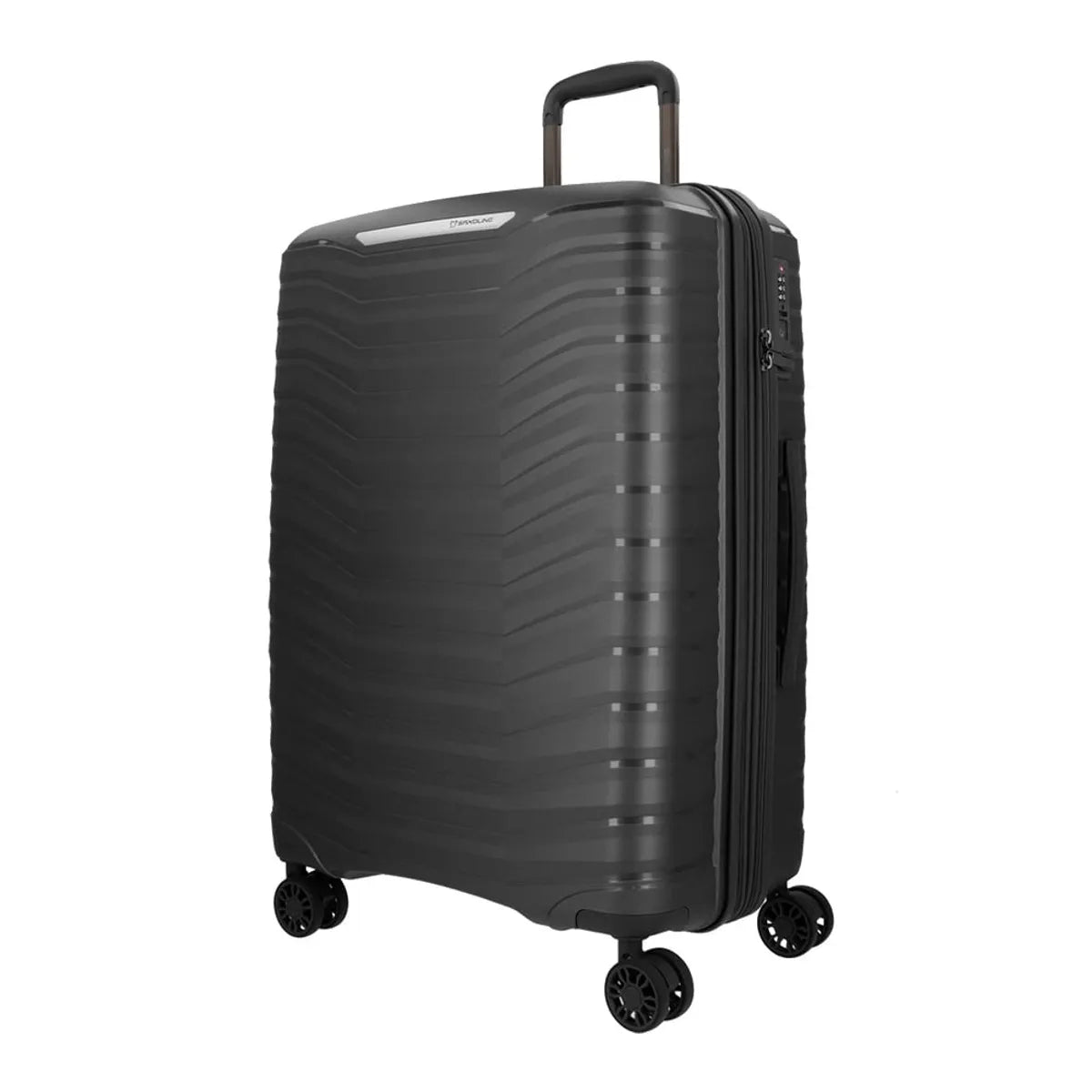 Maleta de Viaje Saxoline Titanium – Negro, Talla L, 106 Litros