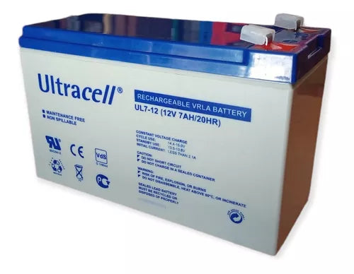 Bateria 12V De Auto Ultracell 7.2 2Ah [Openbox] [Mel]