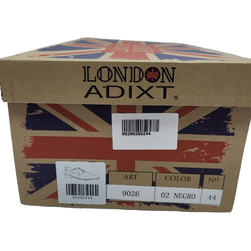 Zapatos De Vestir London Adixt Cuero Negro 44 Masculino