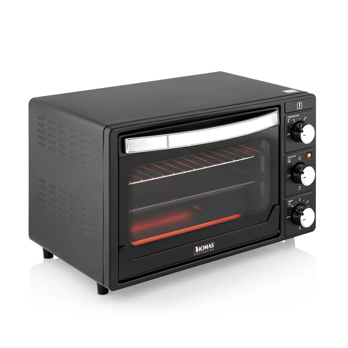 Horno Eléctrico 25 Litros Thomas TH-25N01 1500W, Negro