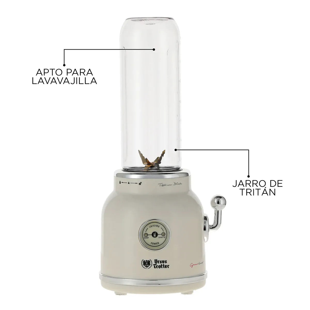 Batidora Personal Ursus Trotter Ut-Tritan 2 Go Blanco 0.7l