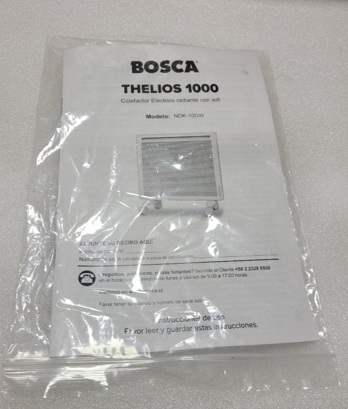 Calefactor Electrico Bosca Thelios 1000 1000w