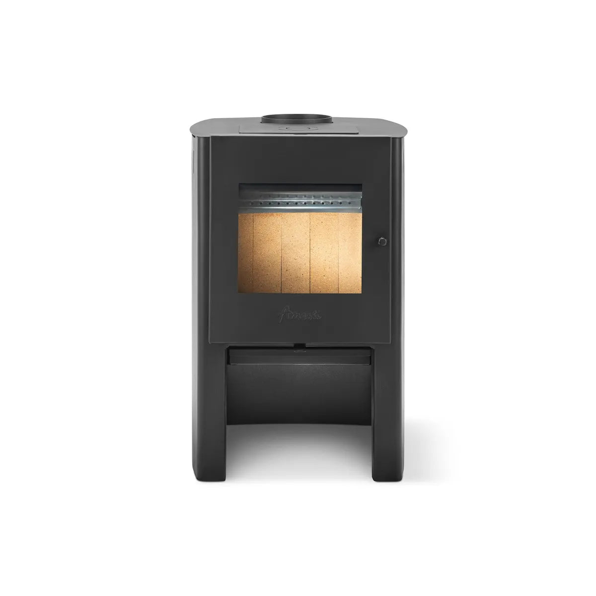 Estufa a Leña Amesti Firelog 380 Negro