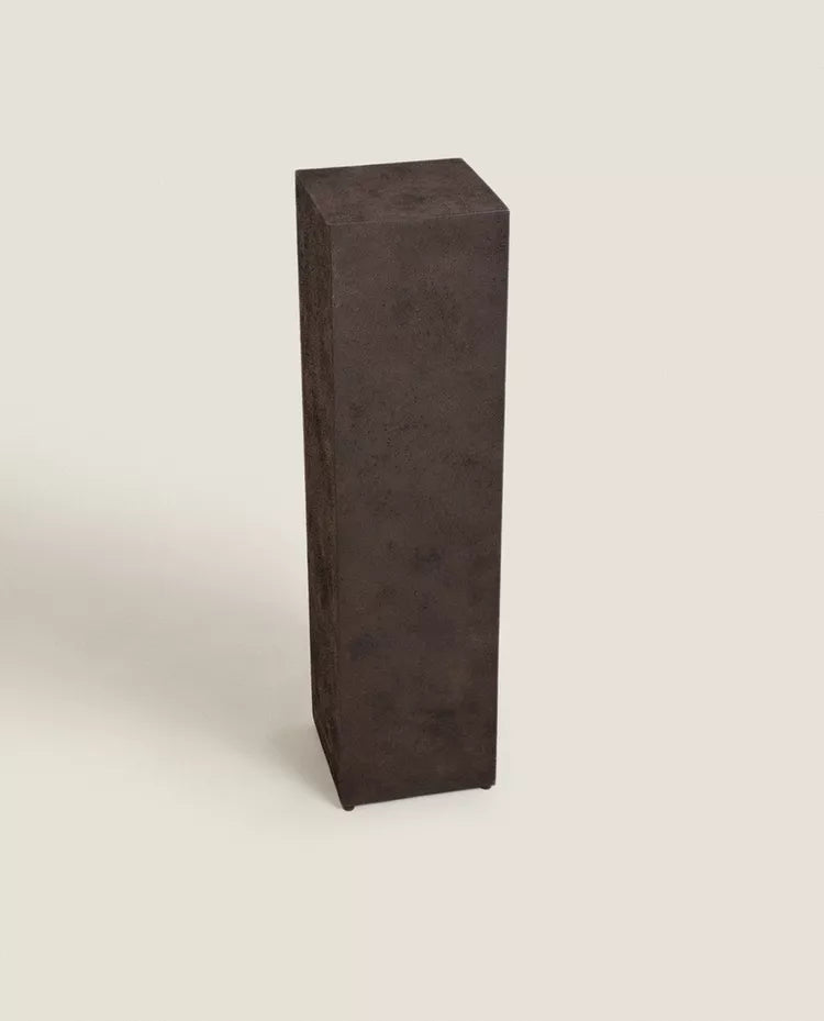 Pedestal de Metal Alargado Zara Home Negro