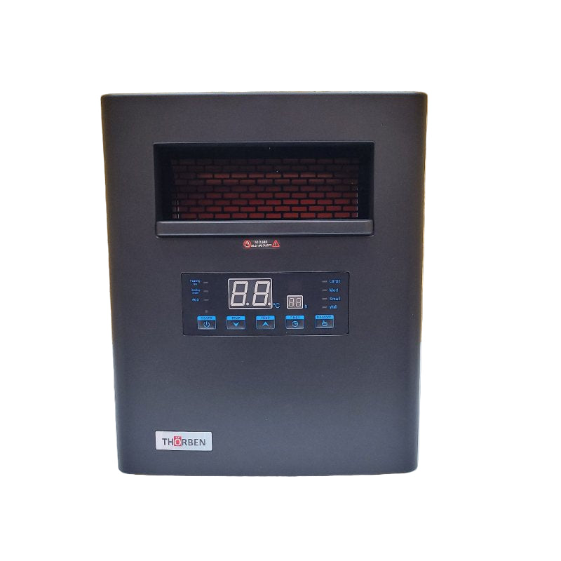 Estufa Infrarroja  Thor Smart 1500 Wifi Thorben Green 1500 Wifi Negro