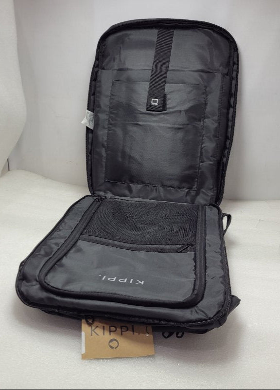 Mochila Kippi Auckland Travel Backpack Negra 32x22x46cm 33l