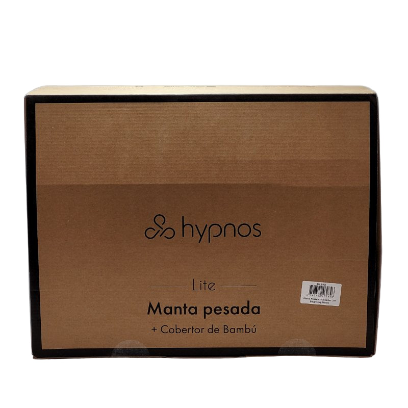 Manta Pesada + Cobertor De Bambu Hypnos Shome Mls5g Single-5 kg Niebla Beige