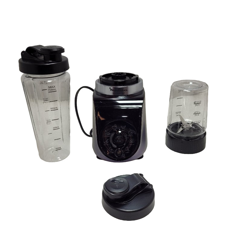 Licuadora Personal Moulinex Blend Up Negro 700+400 Ml