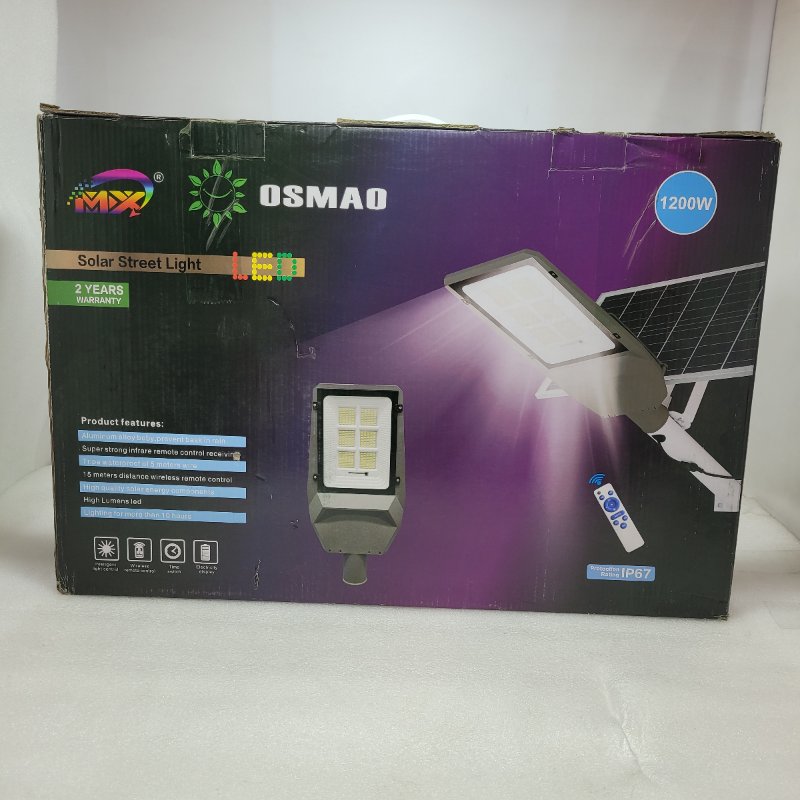 Farola Solar Led Mx Osmao 1200w