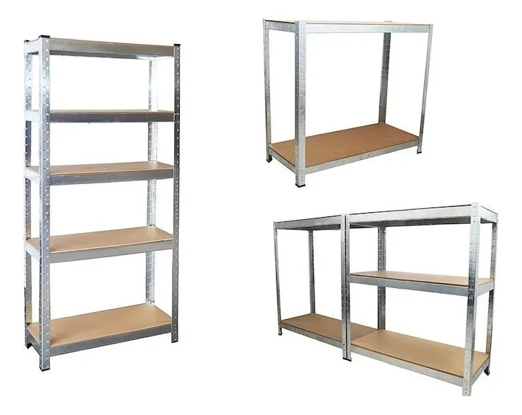 Estante Galvanizado Imsihome Organizador 5 Niveles 180x90x40cm