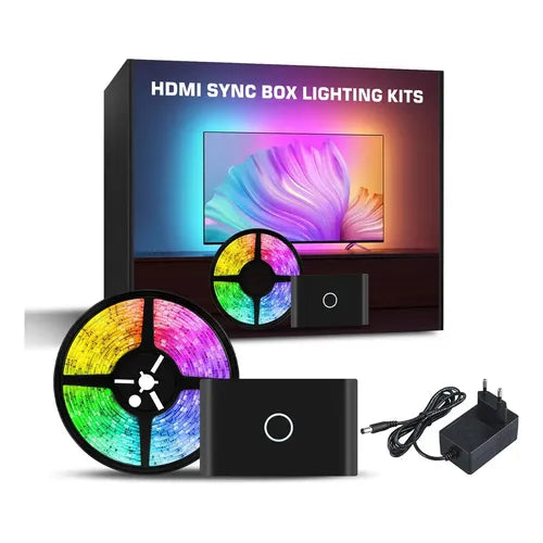 Tira LED HDMI 3 Lite para Pantalla 55-65 con Retroiluminación RGBIC