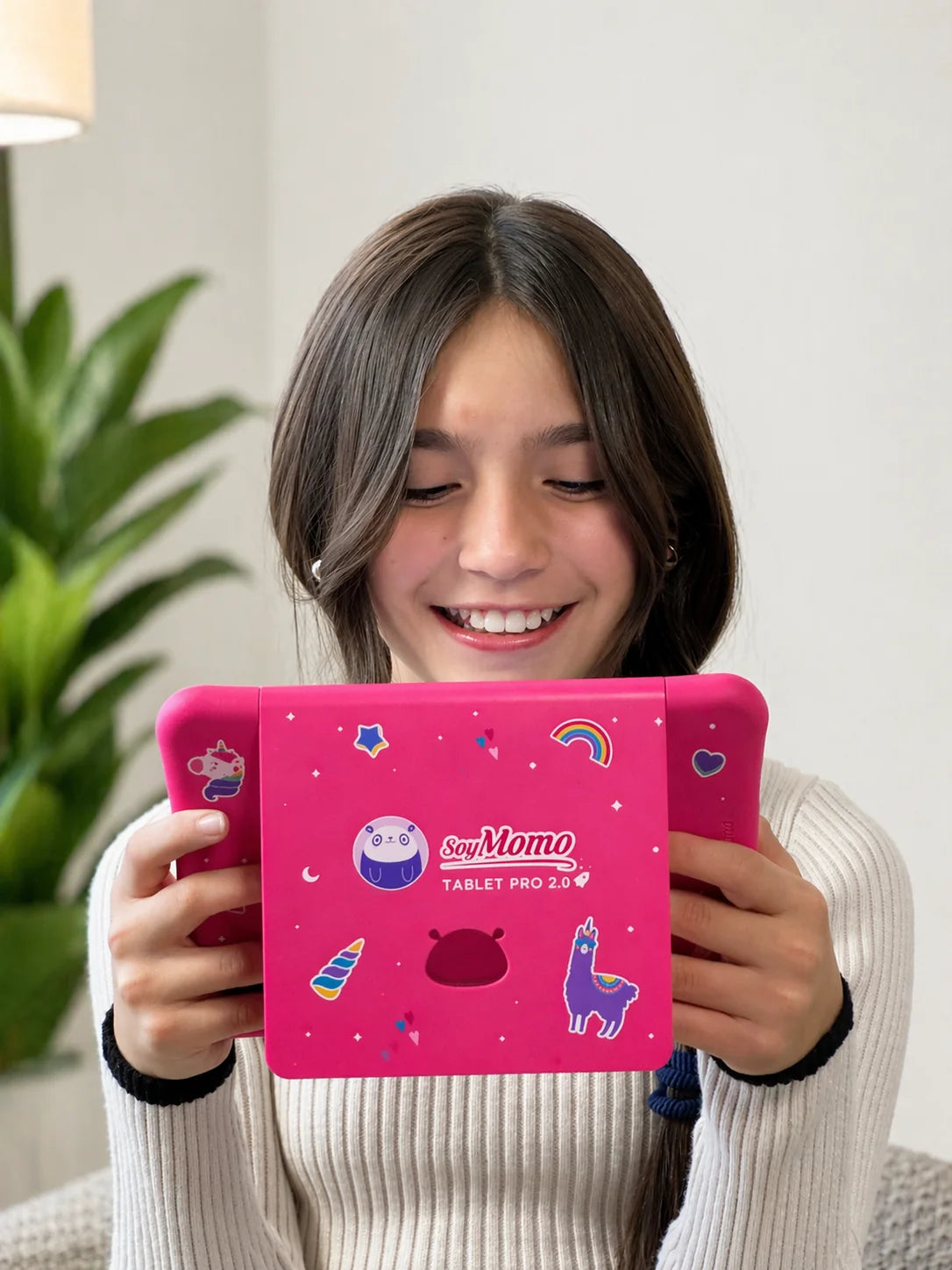 Tablet para Niños + Carcasa Soy Mono Pro 2.0 64 GB + 4 GB, Rosado