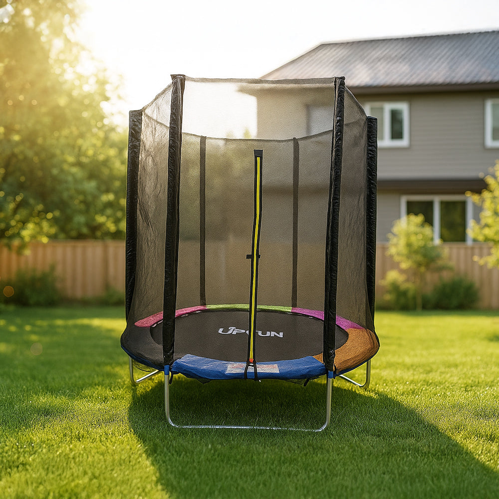 Cama Elástica con Malla de Seguridad UP FUN 6FT-3 Multicolor